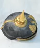 Prussian Landwehr Infantry Officers Pickelhaube with case. Visuel 10